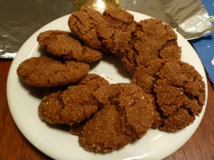 Vegan molasses cookies