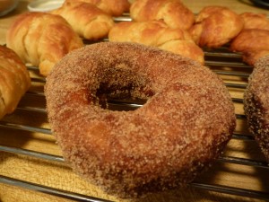 Cinnamon sugar cronut