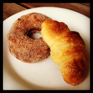 Buttery vegan cronuts and croissants
