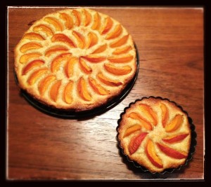 vegan apricot frangipane tart