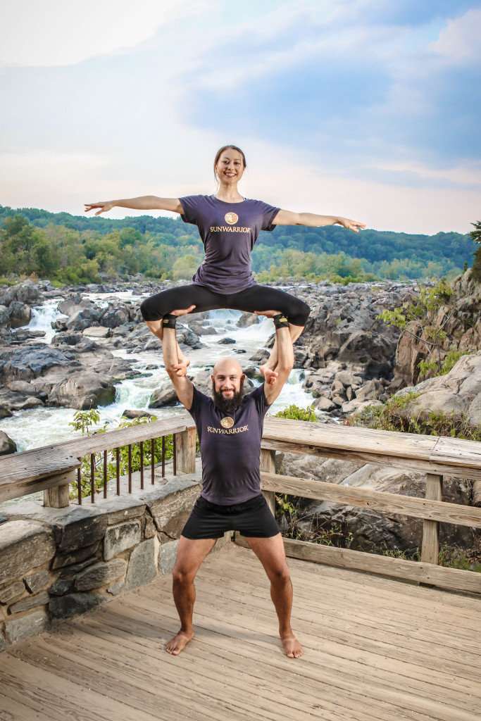 Look how happy Ari looks basing "high throne"! The joy we feel in our successes and our community - this is why I love acro.